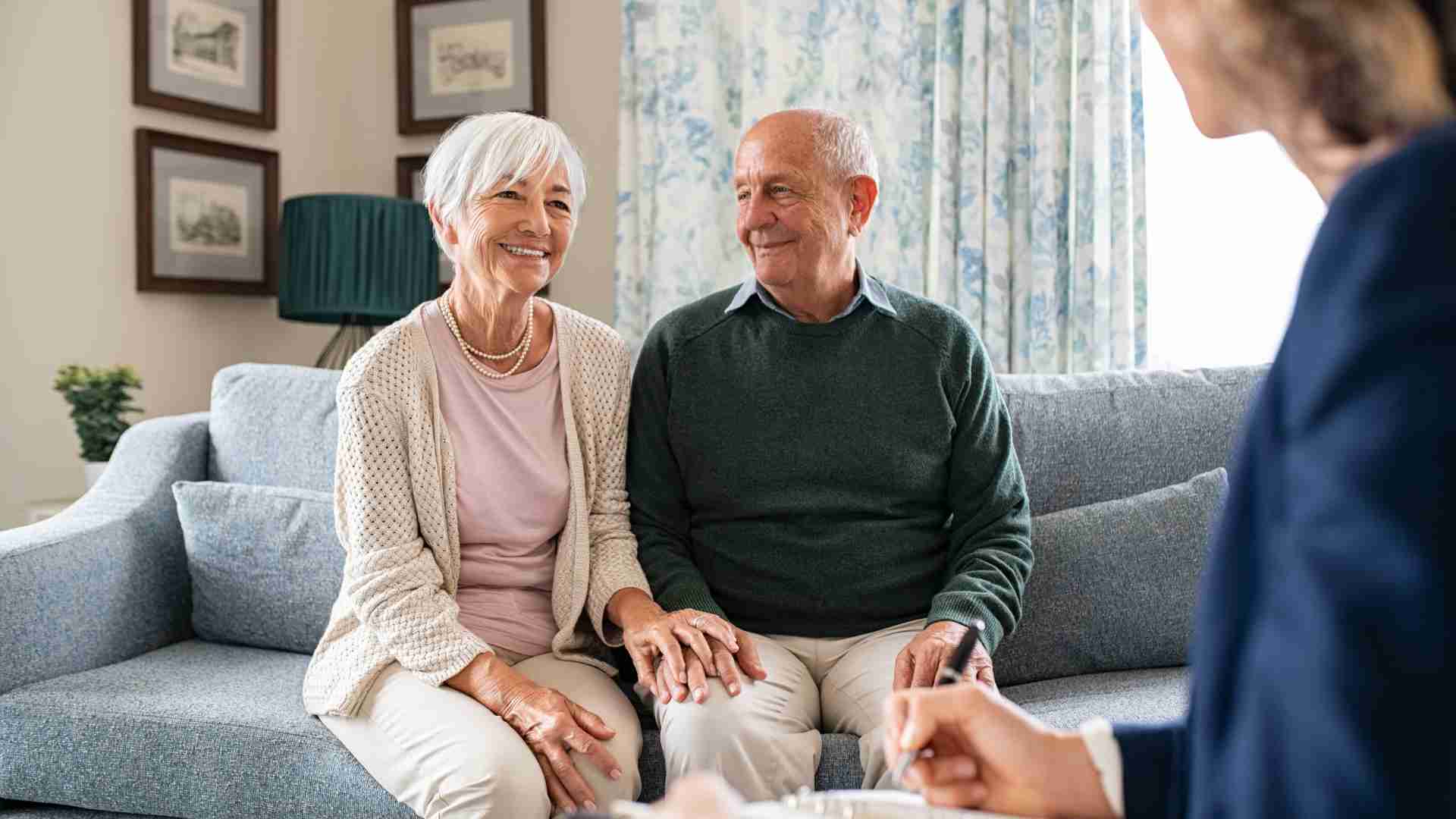 An older couple discussing the use of a Medicaid Asset Protection Trust